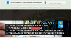 Desktop Screenshot of iesmb.edu.ar